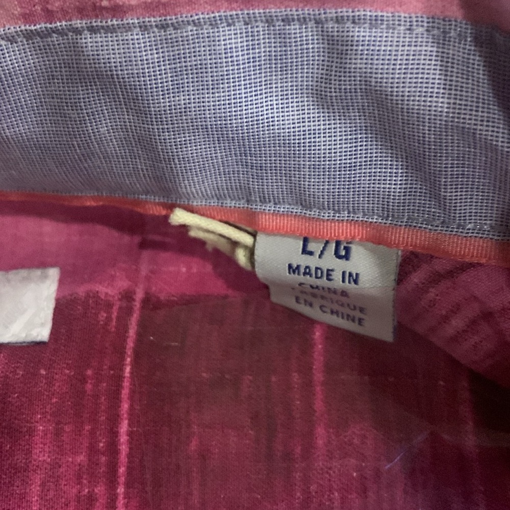 NWOT Tommy Bahama Shibori Bay Silk Button-Up Shirt 
Size Large - Picture 5 of 8